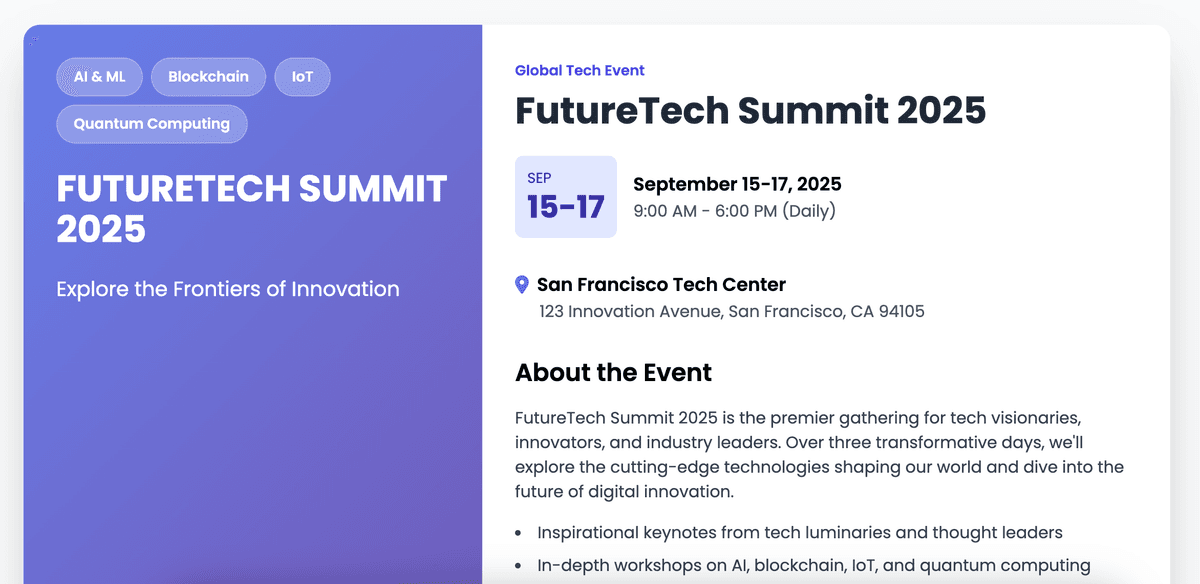 FutureTech Summit